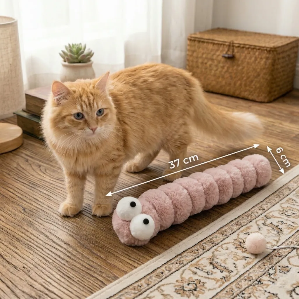 Caterpillar Cuddle-Kicker™ Interactive Catnip Toy 1.webp