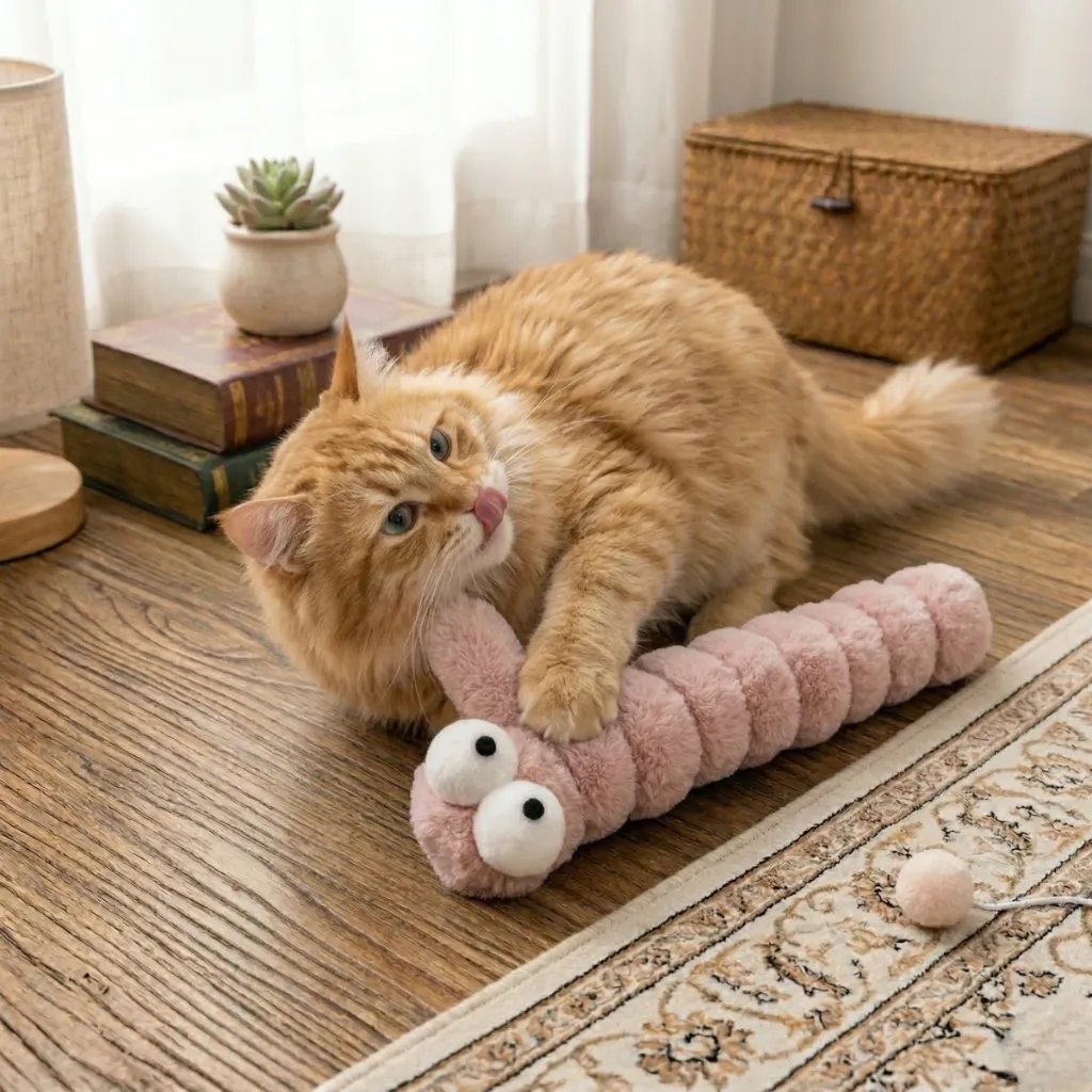 Caterpillar Cuddle-Kicker™ Interactive Catnip Toy 3.webp