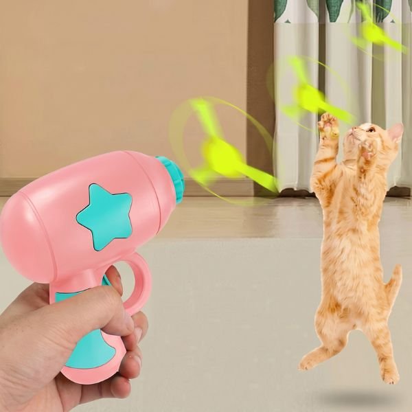 1 Amazing Interactive Cat Flying Disc Toy for Active Kittens